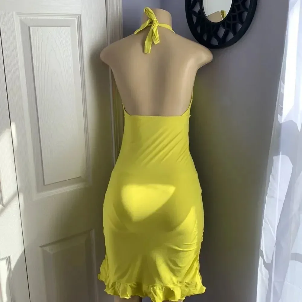 Athleta Swimdress Swimsuit Swimwear Bathing Suit YELLOW RARE! 🔥